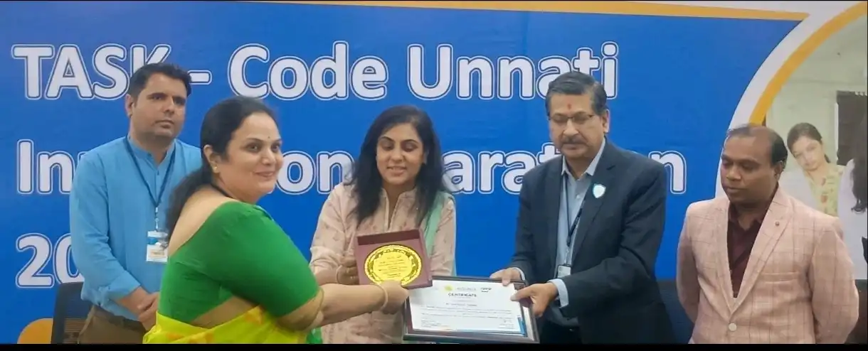 2025-2026 SAP Code Unnati Marathon - SAP and Tech Mahindra Leadership Team student connect  - visit to TASK office